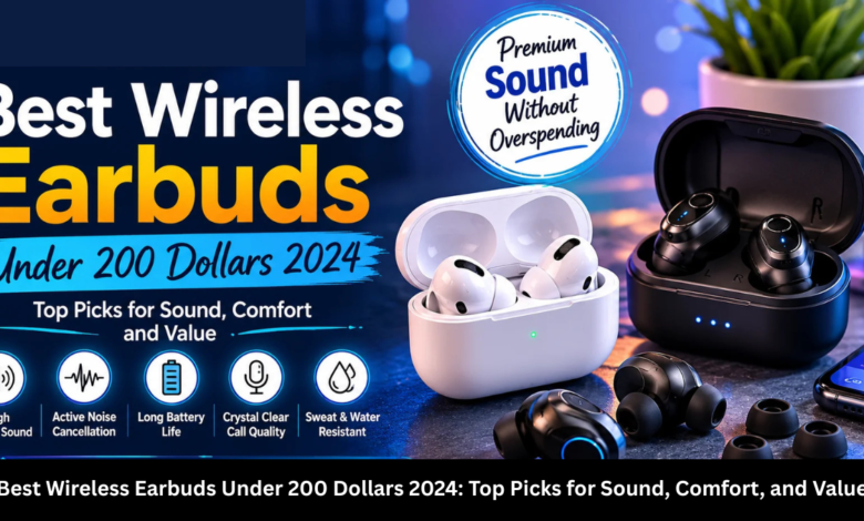 best wireless earbuds under 200 dollars 2024