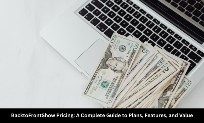 backtofrontshow pricing