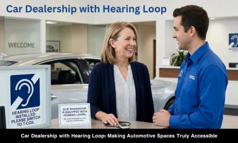 Car Dealership with Hearing Loop