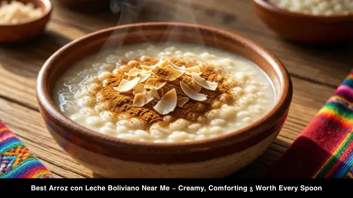 Best Arroz con Leche Boliviano Near Me