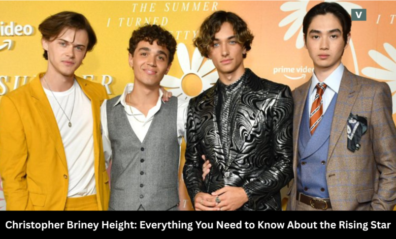 christopher briney height
