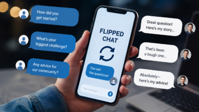 flipped chat