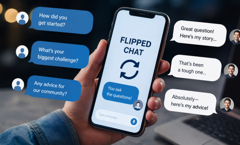 flipped chat